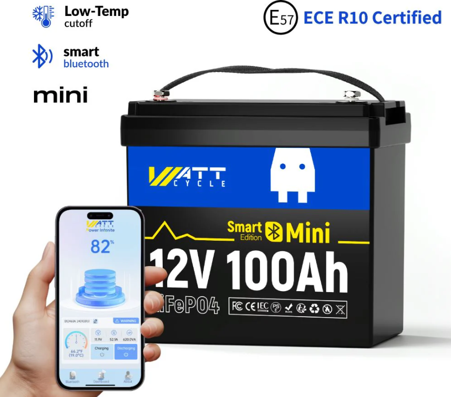 Wattcycle-mini Akumulatory LiFePo4 12 V