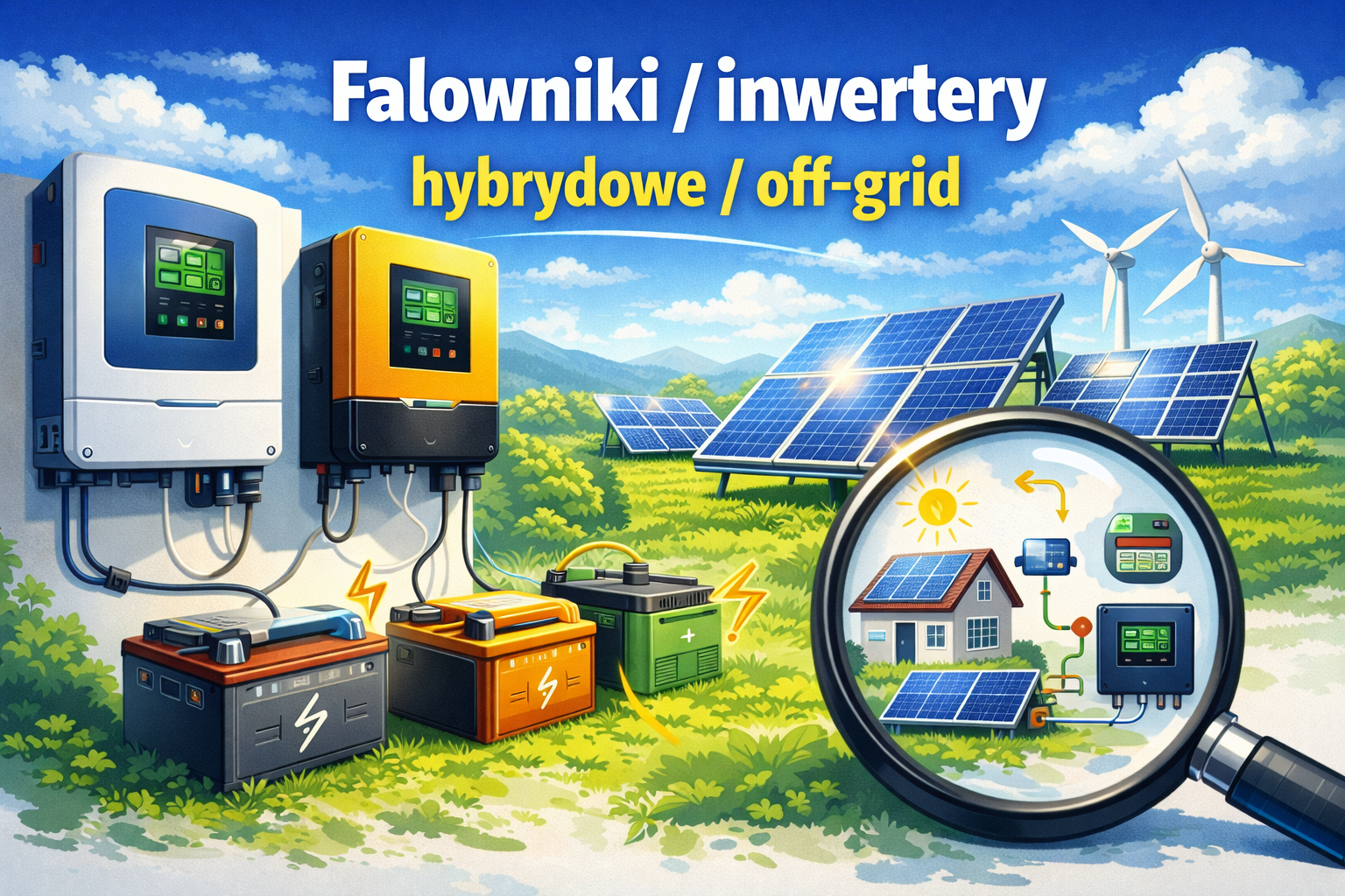 Falowniki inwertery hybrydowe
